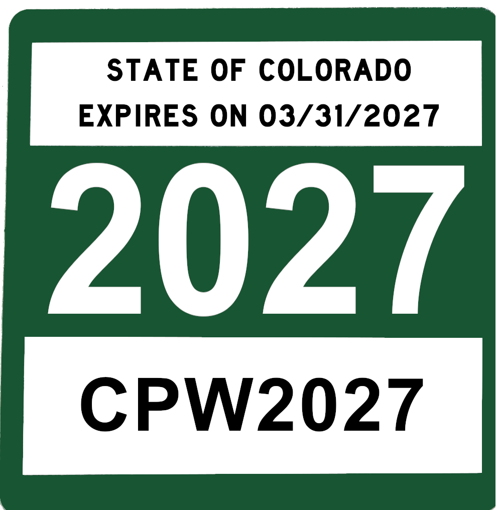 2027 OHV Registration 2027 green